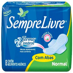 Absorvente Cobertura Suave Adapt Especial com Abas com 8 Unidades Sempre Livre