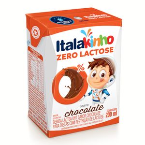 Achocolatado Líquido Italac Italakinho Zero Lactose 200ml
