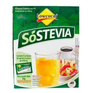 Adoçante em Pó Stevia Plus Lowçucar 30g