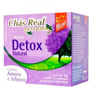 Chá Detox Natural Amora e Hibisco Real 15g