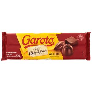 Chocolate para Cobertura em Barra Garoto ao Leite 500g