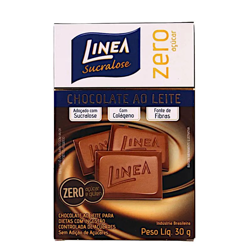 Chocolate Ao Leite Zero Linea 30g - Supermercado Coop