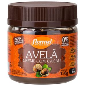 Creme de Avelã Flormel Zero Açúcar com Cacau 150g