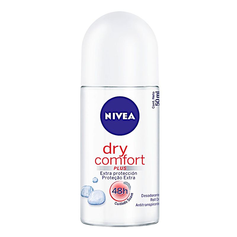 Nivea Suave Dry-Confort Rollon Deodorant – 48 Stunden Schutz, Mit Doppelter Anti-Transpirant Formel