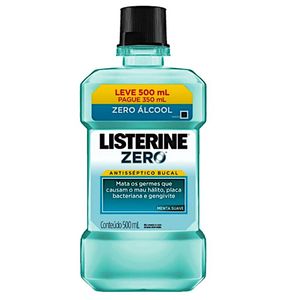 Enxaguante Bucal Listerine Zero Mint 500ml