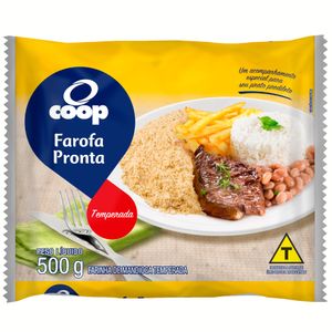 Farofa Pronta Temperada Coop 500g