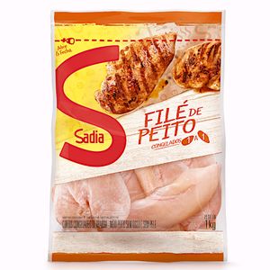 Filé de Peito de Frango Sadia sem Pele e sem Osso 1kg