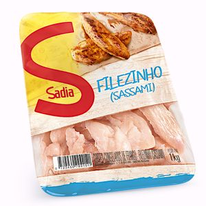 Filézinho de Frango Congelado Sadia Bandeja 1kg