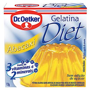 Gelatina Dr. Oetker Diet Abacaxi 12g