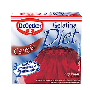 Gelatina Dr. Oetker Diet Cereja 12g
