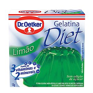Gelatina Dr. Oetker Diet Limão 12g