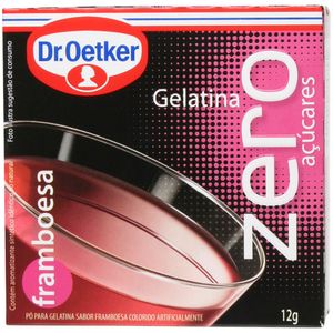 Gelatina Dr. Oetker Zero Açúcar Framboesa 12g