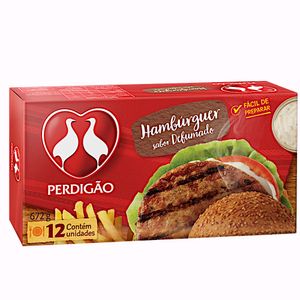 Hambúrguer Misto Perdigão Defumado 672g