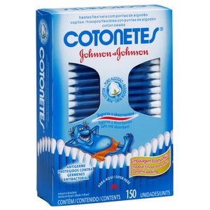 Haste Flexível Johnson's com 150 Unidades