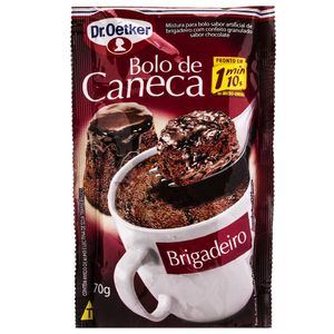 Mistura para Bolo Dr. Oetker Bolo de Caneca Brigadeiro 70g