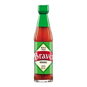 Molho de Pimenta Extra Picante Bravo 60ml