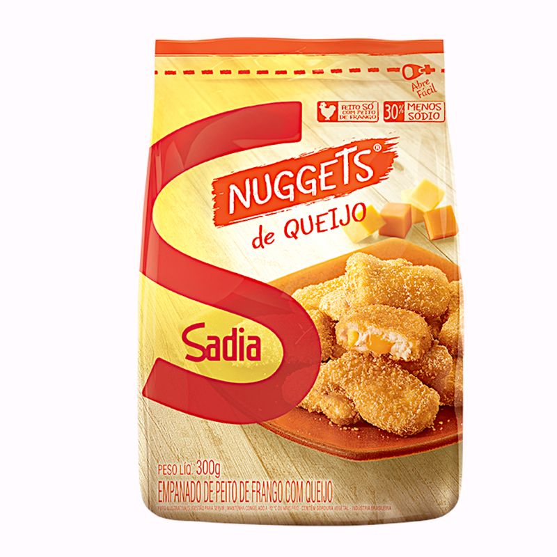 Nuggets de Frango Queijo Sadia 300g - Supermercado Coop