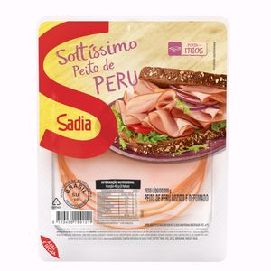 Peito de Peru Defumado Soltíssimo Fatiado Sadia 200g