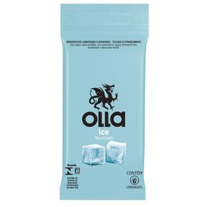 Preservativo Ice Olla com 6 Unidades