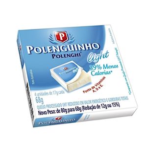 Queijo Fundido Tradicional Light Polenghi 68g