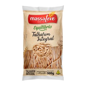 Massa Talharim Integral Massa Leve 500g