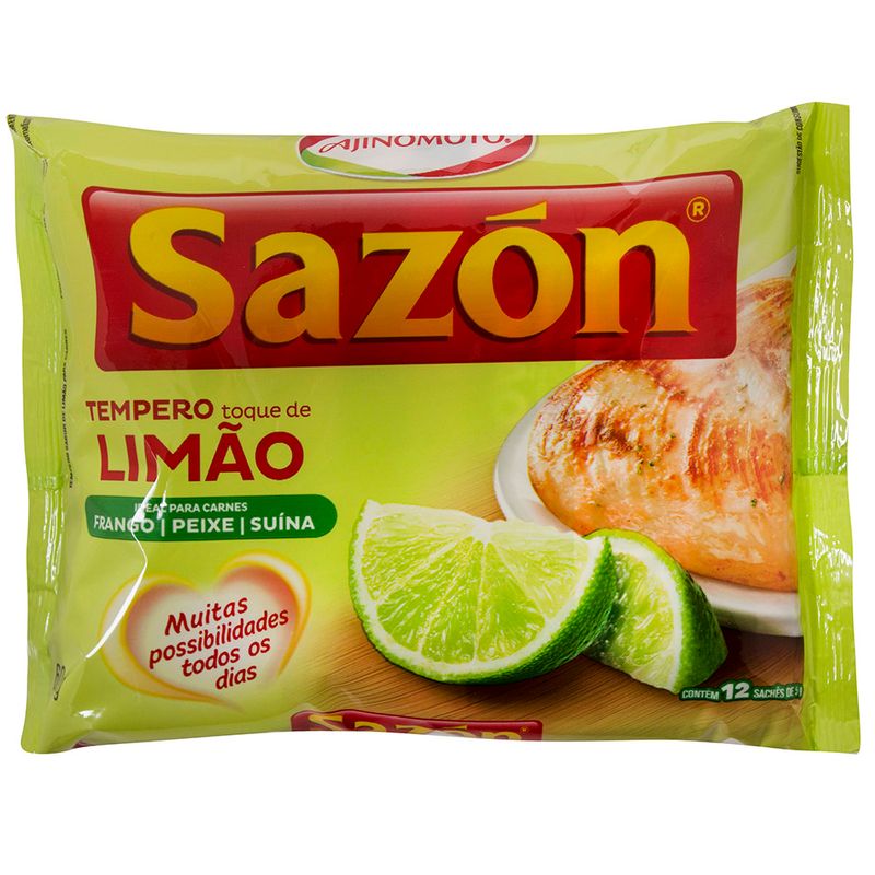 Tempero Toque de Limão Sazon 60g - Supermercado Coop