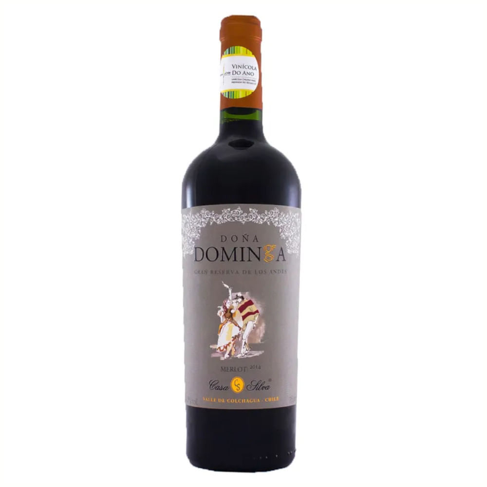 Vinho Tinto Chileno Dona Dominga Reserva Merlot 750ml Supermercado Coop 5799