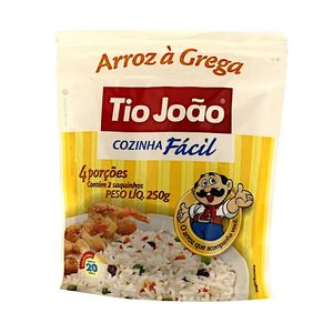 Arroz Parboilizado Tio João Cozinha Fácil à Grega 250g