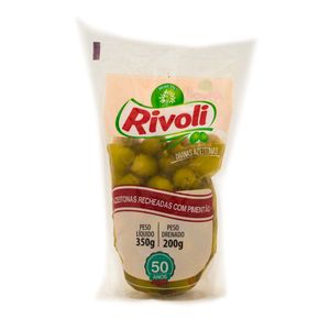 Azeitona Verde Rivoli Recheada com Pimentão Sachê 180g