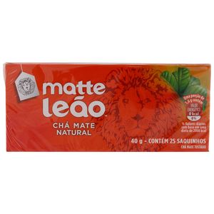 Chá Matte Leão Natural | Com 25 Sachês