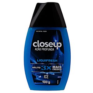 Creme Dental Close Up Gel Líquido Fresh Ice 100g