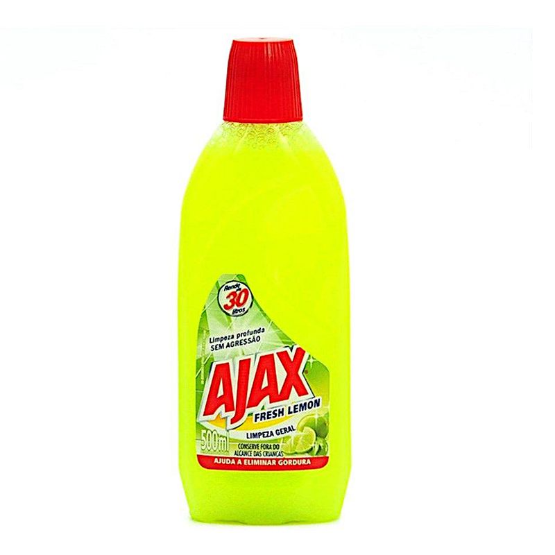 かじ商品 すもも Limpador Perfumado Ajax Fresh Lemon 500ml - Supermercado Coop