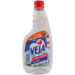 Limpa Vidro Veja Vidrex Cristal Refil 500ml