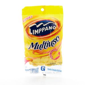 Luva Multiuso Limppano Amarela Tamanho G