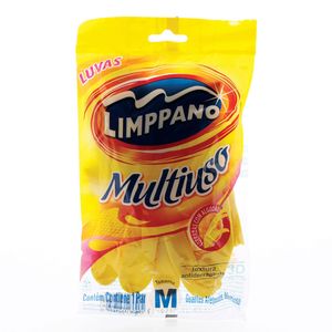 Luva Multiuso Limppano Amarela Tamanho M