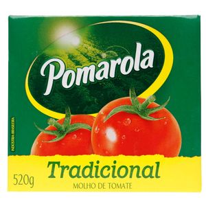 Molho de Tomate Pomarola Peneirado Tetra Pak 520g