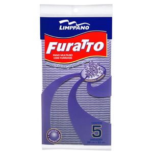 Pano Multiuso Furatto Lavanda | Com 5 Unidades