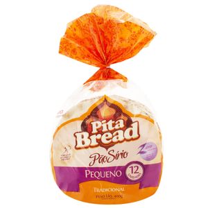 Pão Sirio Pequeno Pita Bread 400g
