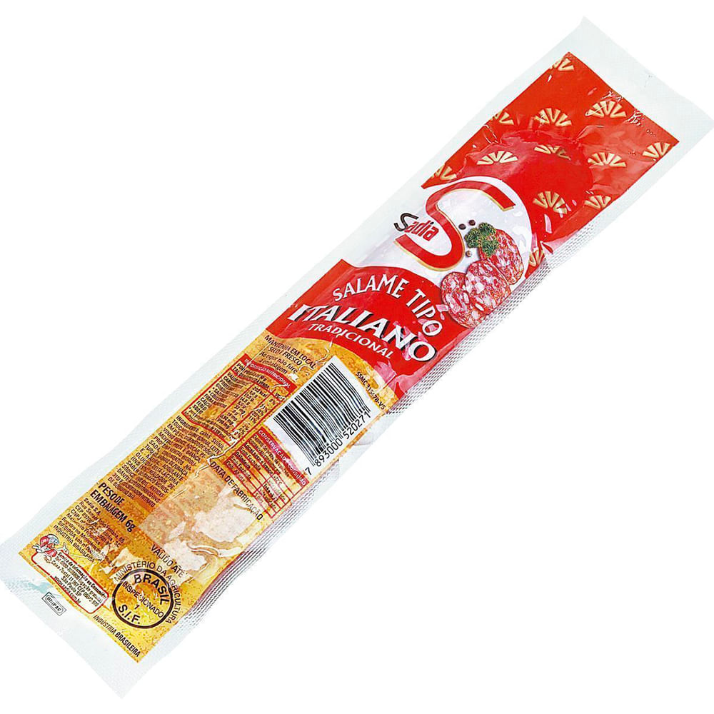 Salame Italiano Mini Sadia 500g Supermercado Coop