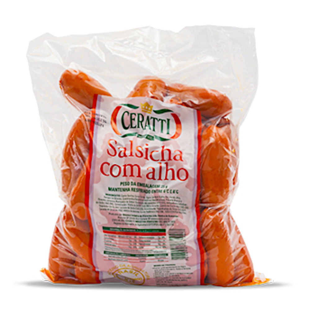 Salsicha Grossa com Alho Ceratti 500g