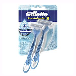 Aparelho de Barbear Prestobarba 3 gillette Ice Masculino com 2 Unidades