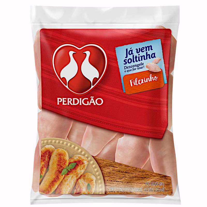 Filezinho de Peito de Frango Perdigão Sassami 800g - Supermercado Coop