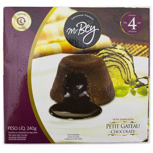 Mistura para Bolo Mr. Bey Petit Gateau Chocolate 240g
