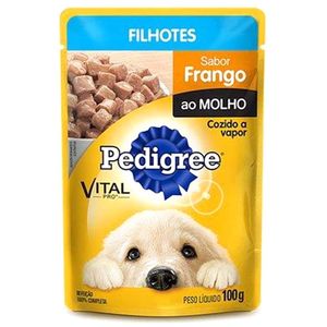 Alimento para Cães Pedigree Junior de Frango Sachê 100g