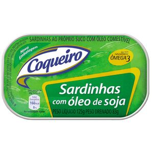 Sardinha ao Óleo Coqueiro 125g