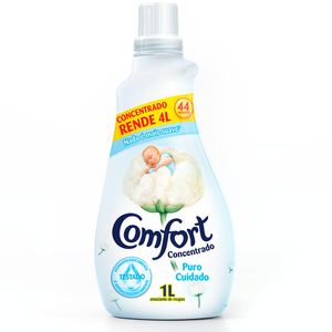 Amaciante para Roupas Comfort Concentrado Intense Puro Cuidado 1L