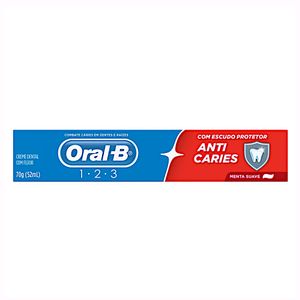 Creme Dental Oral-B Anti Caries 123 70g