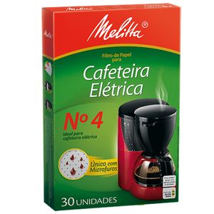 Filtro de Papel N4 Melitta com 30 Unidades