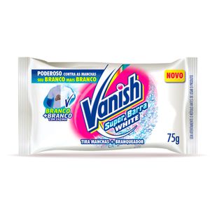Sabão em Barra Vanish White 75g