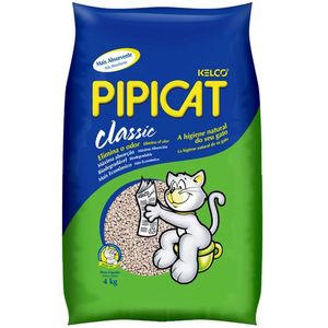 Areia Higiênica para Gatos Pipicat 4kg